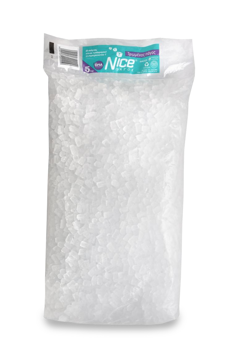 Nice Ice Cube, κυβικός πάγος με συγκευασία